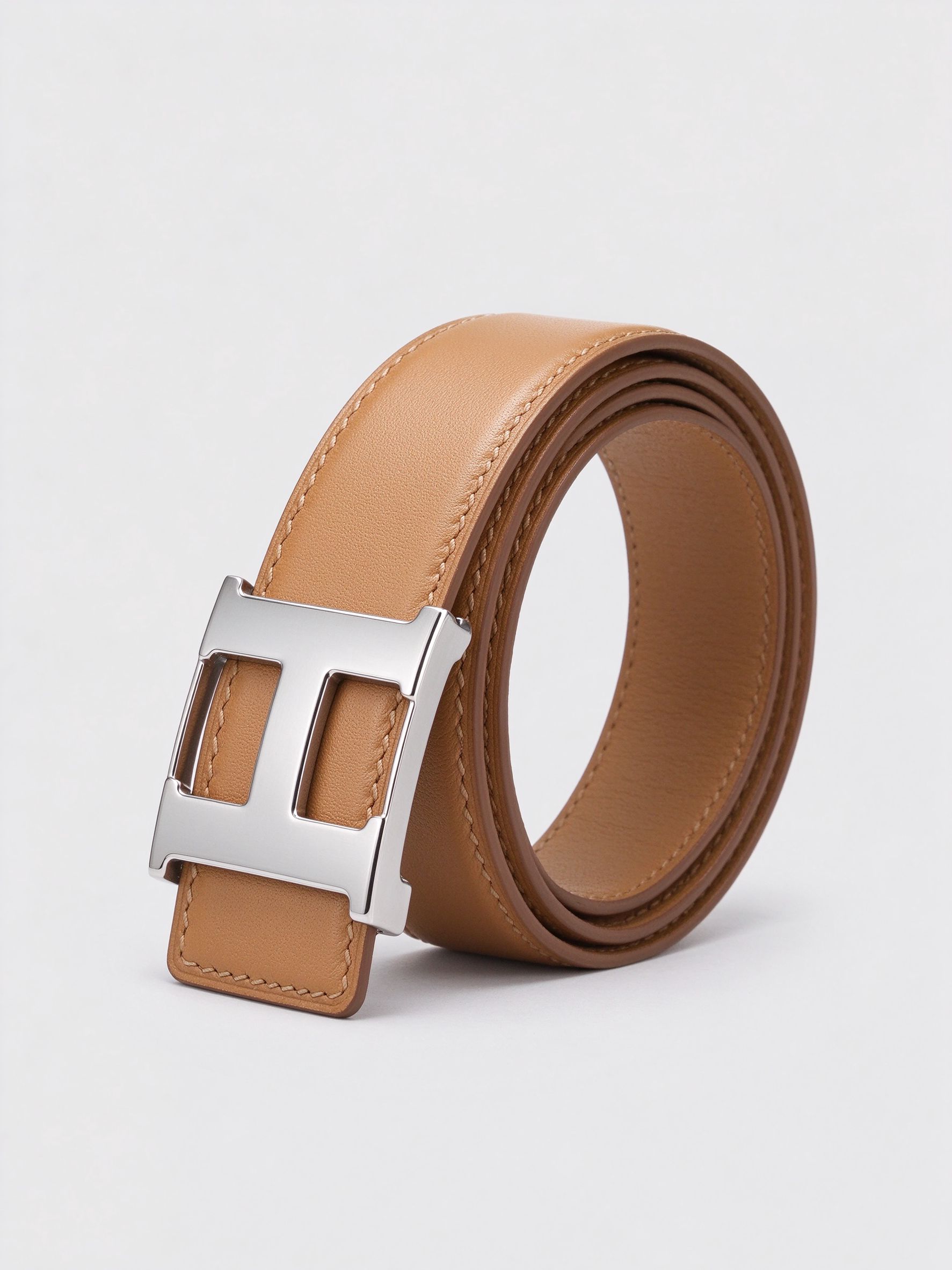 Hermès H Buckle Leather Belt