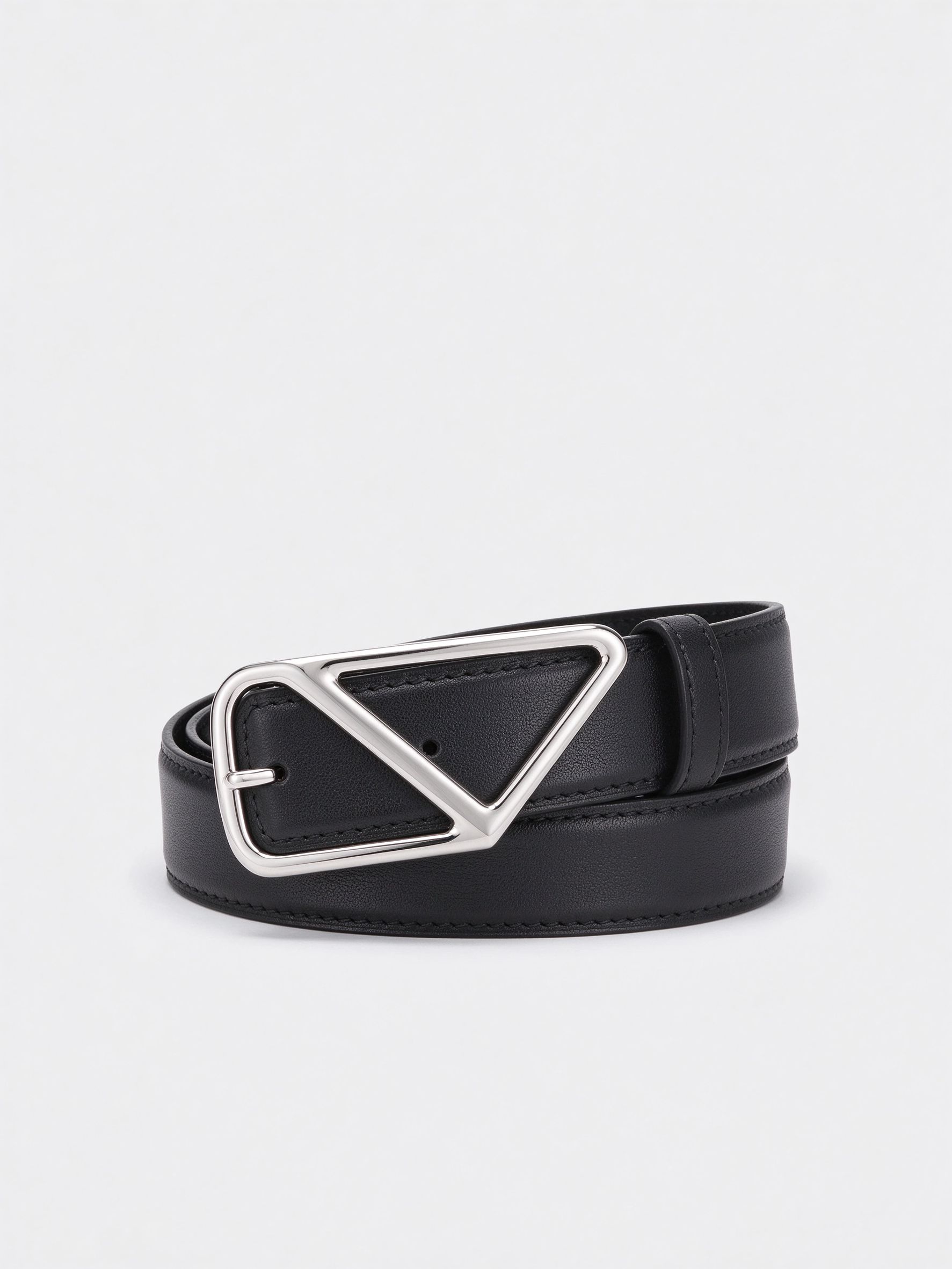 Prada Triangle Logo Belt