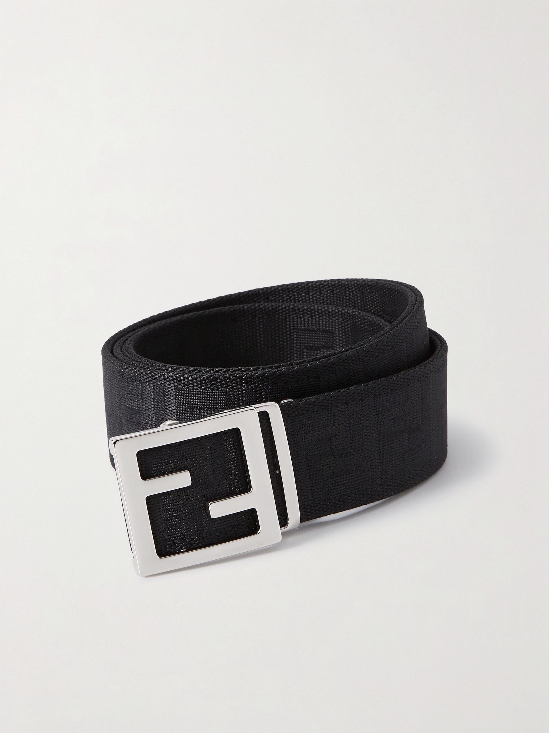 Fendi FF Logo Canvas Belt