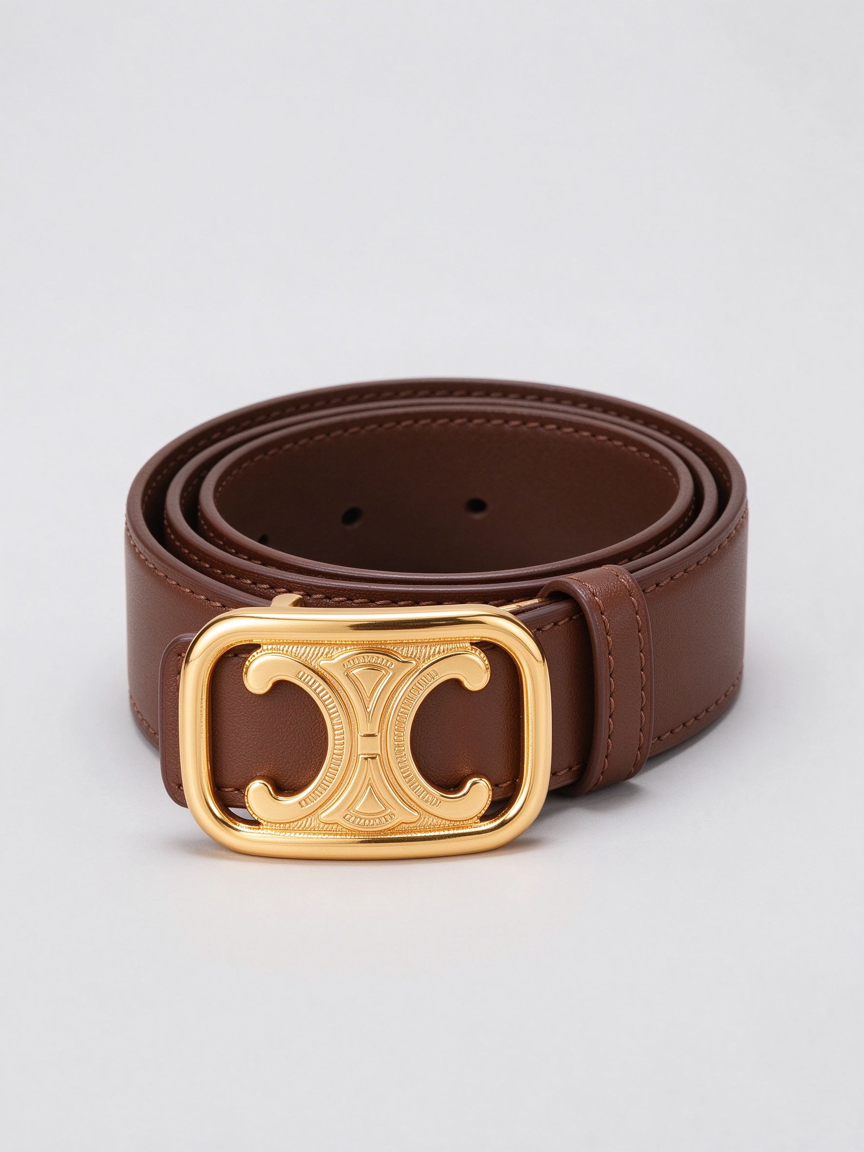 Fendi Roma Leather Belt